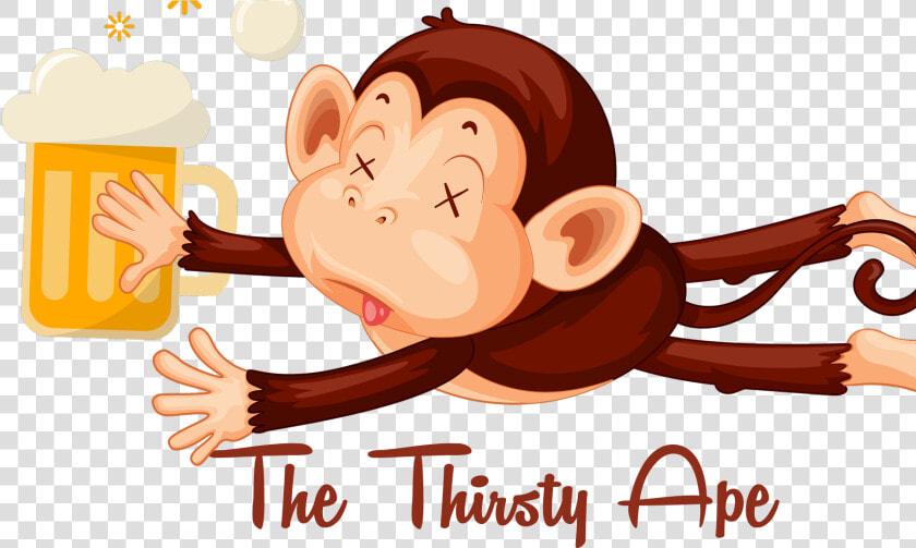 One Beer Often Leads To Another   Animated Dead Monkey  HD Png DownloadTransparent PNG