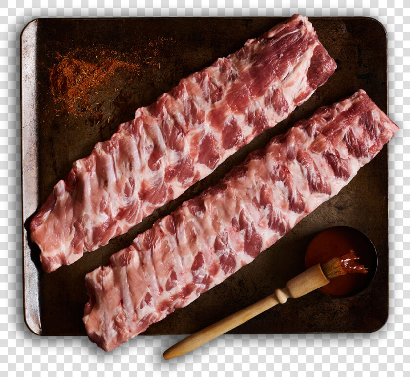 Danish Narrow Back Ribs   Spare Ribs  HD Png DownloadTransparent PNG