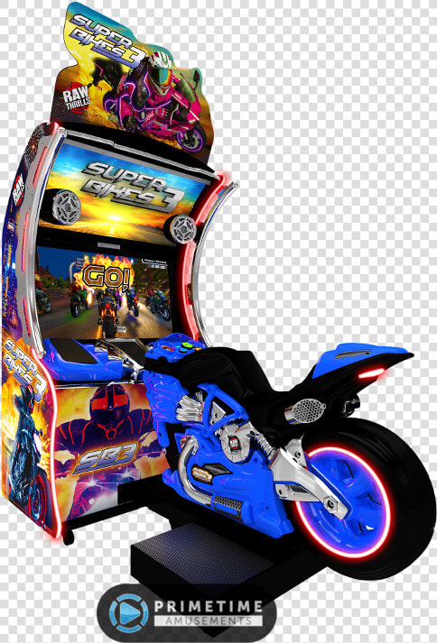 Raw Thrills Super Bikes   Super Bikes 3 Arcade Game  HD Png DownloadTransparent PNG