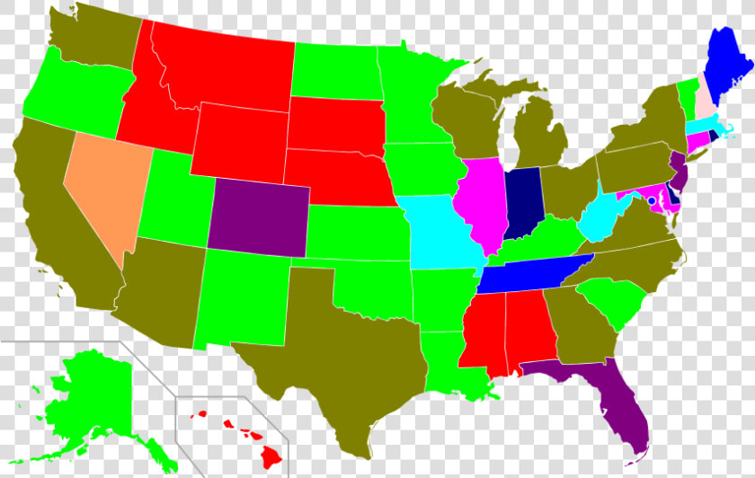 116th Congress Senate Map  HD Png DownloadTransparent PNG