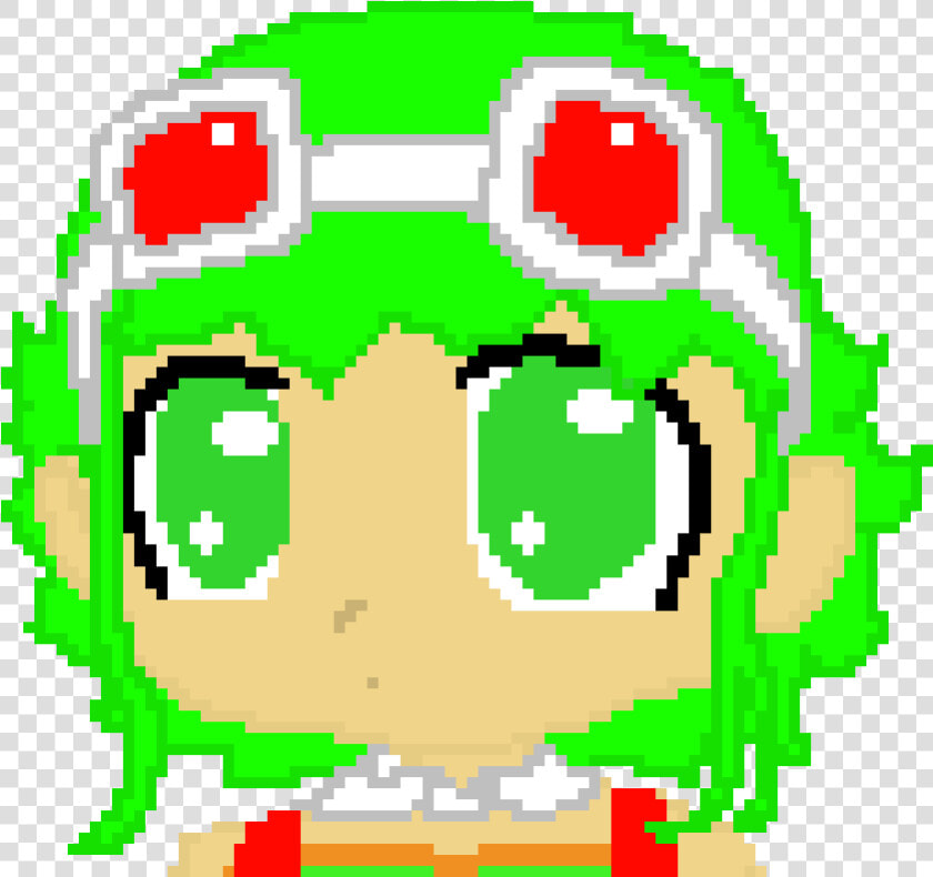 Gumi Megpoid Pixelated Chibi   Cartoon  HD Png DownloadTransparent PNG