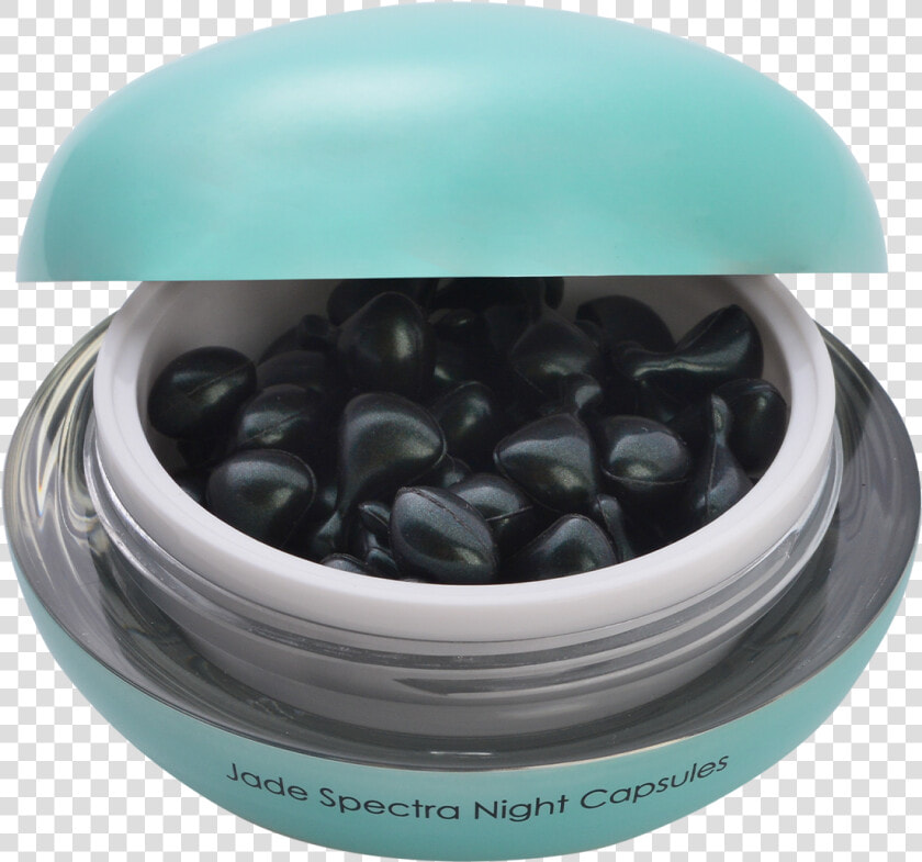 Jade Spectra Night Capsules Open Lid   Bilberry  HD Png DownloadTransparent PNG