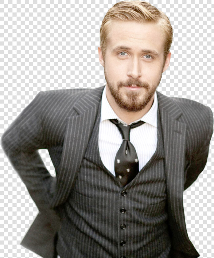 Hair suit facial Hair model jacket   Ryan Gosling Arts Admin  HD Png DownloadTransparent PNG