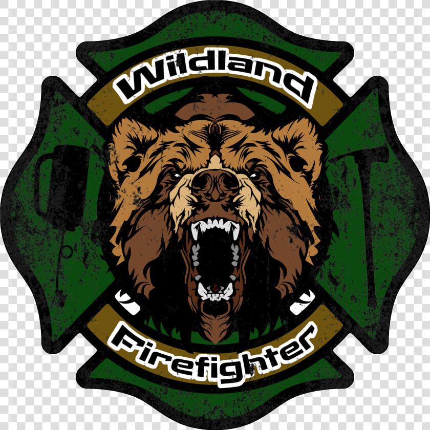 Wildland Firefighter Decal Clipart   Png Download   Bear Head Png  Transparent PngTransparent PNG