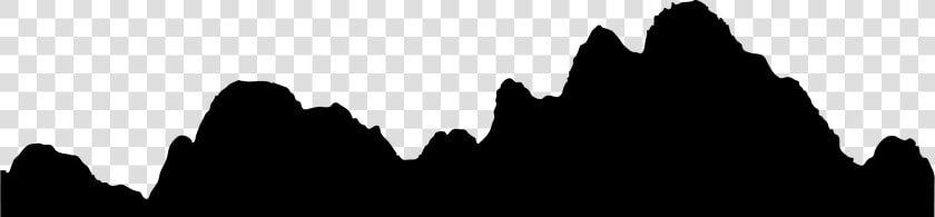 Mountain Silhouette Black And White At Getdrawings  HD Png DownloadTransparent PNG