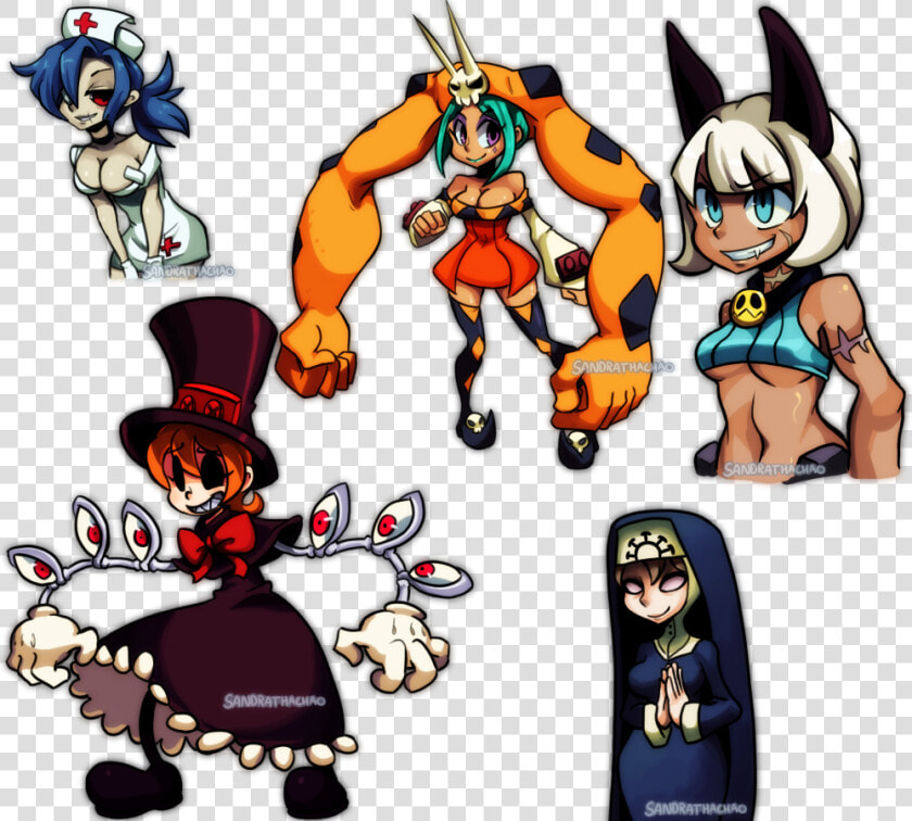 Skullgirls Doodles By Sandette   Pokemon Skullgirls  HD Png DownloadTransparent PNG