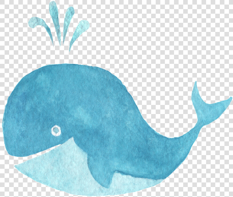 Water Spray Blue Whale Transparent Decorative   โลมา สี น้ำ  HD Png DownloadTransparent PNG