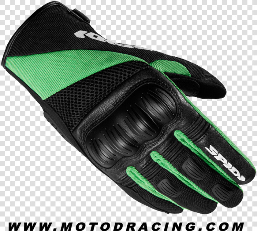 Spidi Ranger Gloves Black   Green   Motorcycle Gloves Orange And Black  HD Png DownloadTransparent PNG