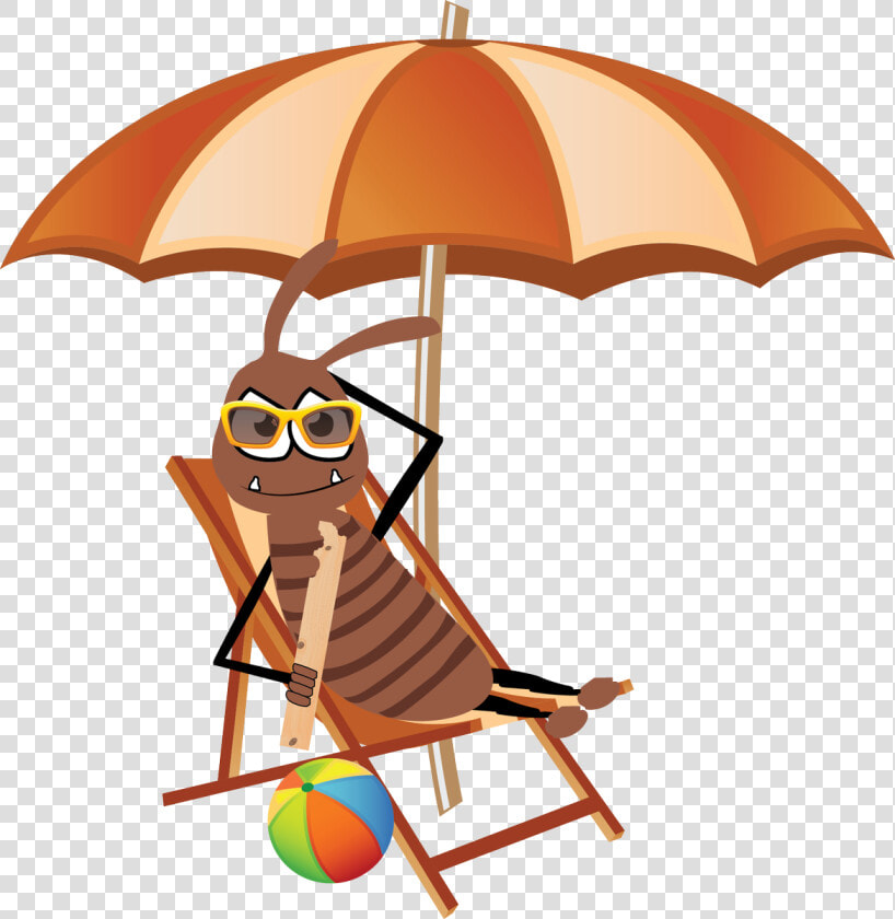 Transparent First Day Of Summer Clipart   Beach Chair And Umbrella Cartoon  HD Png DownloadTransparent PNG