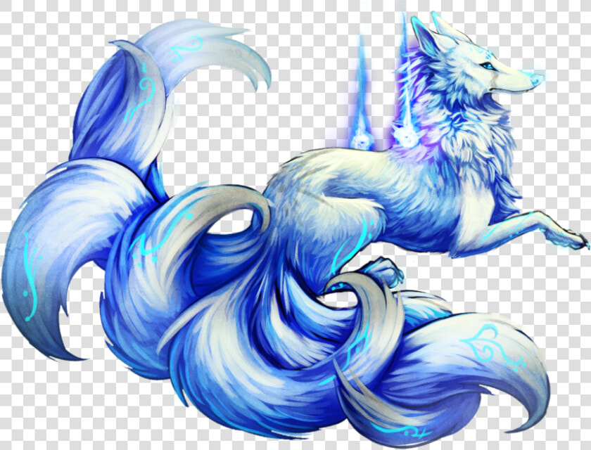 Cool Pictures Of Wolves Png   Kitsune Nine Tailed Fox  Transparent PngTransparent PNG