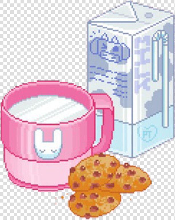 Jpg Freeuse Download Milk And Cookies Clipart   Milk And Cookies Aesthetic  HD Png DownloadTransparent PNG