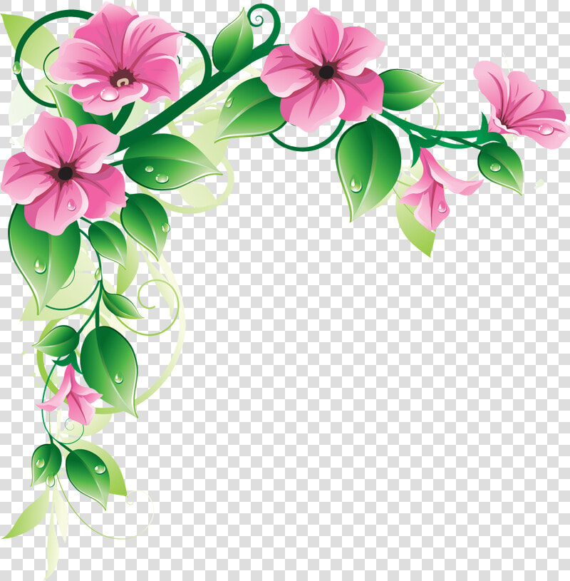 Collection Of Free Flores Vector Floral Arrangement   Flower Border For Card  HD Png DownloadTransparent PNG