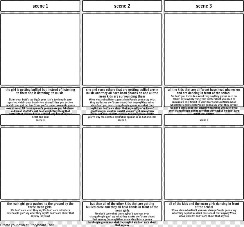 Storyboard Examples For Video  HD Png DownloadTransparent PNG