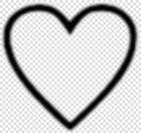  heart  sticker  black  transparency  transparent   Coeur Transparent Et Noir  HD Png DownloadTransparent PNG