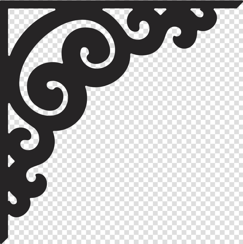 Stencil Stencils  Stencil Art  Stencil Patterns  Stencil   Corner Clip Art Black And White  HD Png DownloadTransparent PNG