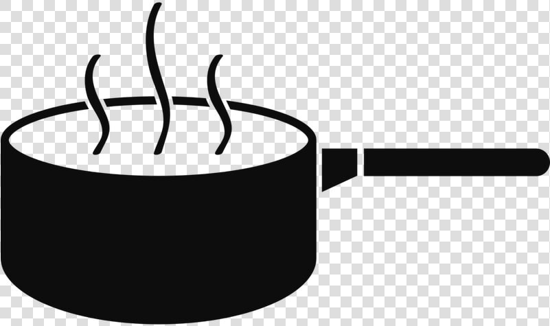 Boiling Pot Icon Clipart   Png Download   Black And White Pot Boiling Clipart  Transparent PngTransparent PNG