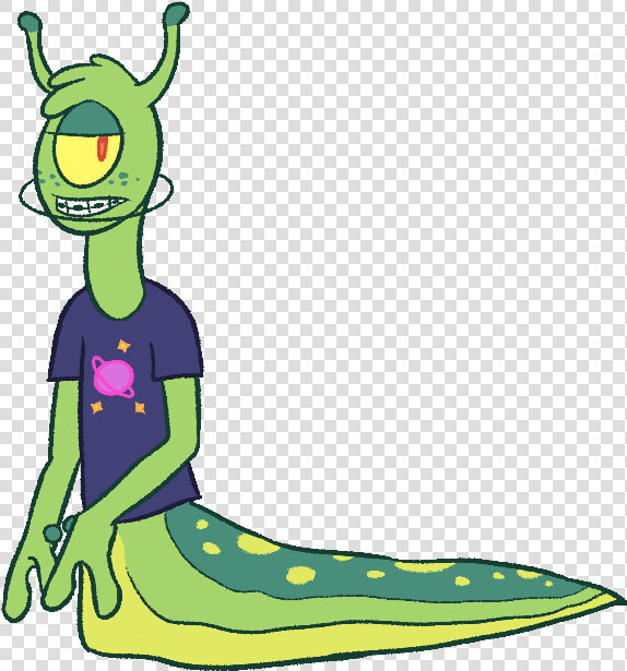 Nerd Slug Alien Thot   Cartoon  HD Png DownloadTransparent PNG