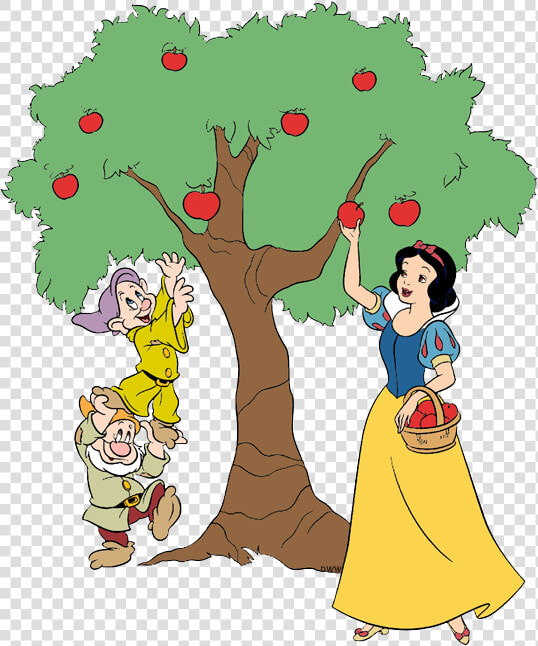 Snow White Picking Apples  HD Png DownloadTransparent PNG