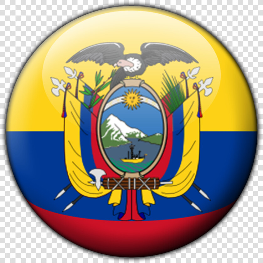 Transparent Circulo Rojo Png   Ecuador Flag Country Shape  Png DownloadTransparent PNG