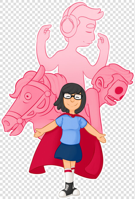 Bob  39 s Burgers Tina Fanart  HD Png DownloadTransparent PNG