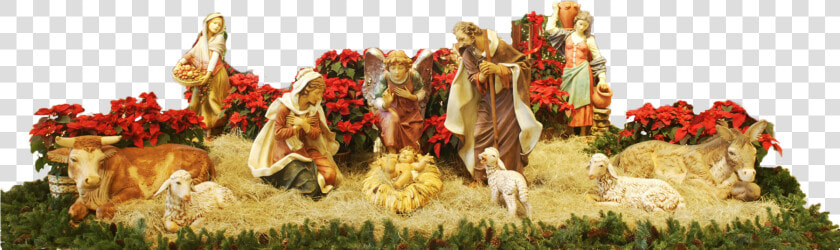 Full Manger Scene Clear   Nativity Scene  HD Png DownloadTransparent PNG