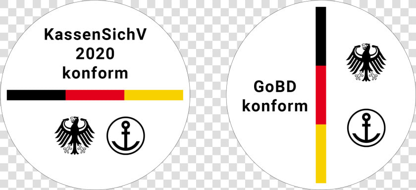 Anker Gobd konform Logo  Anker Kassensichv 2020 Konform   Circle  HD Png DownloadTransparent PNG