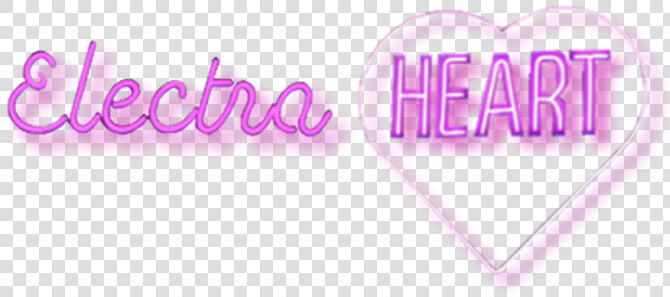  heart  electraheart  electra  neon  love  cute  purpleneonheart   Heart  HD Png DownloadTransparent PNG