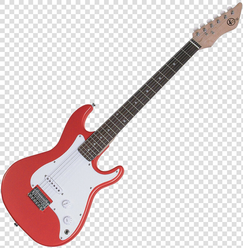 Red Electric Guitar Png Image   7 8 Scale Electric Guitar  Transparent PngTransparent PNG