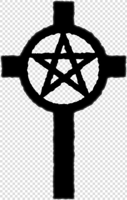 Wicca Pentacle Christianity And Neopaganism Christian   Cross Symbols Of Protection  HD Png DownloadTransparent PNG