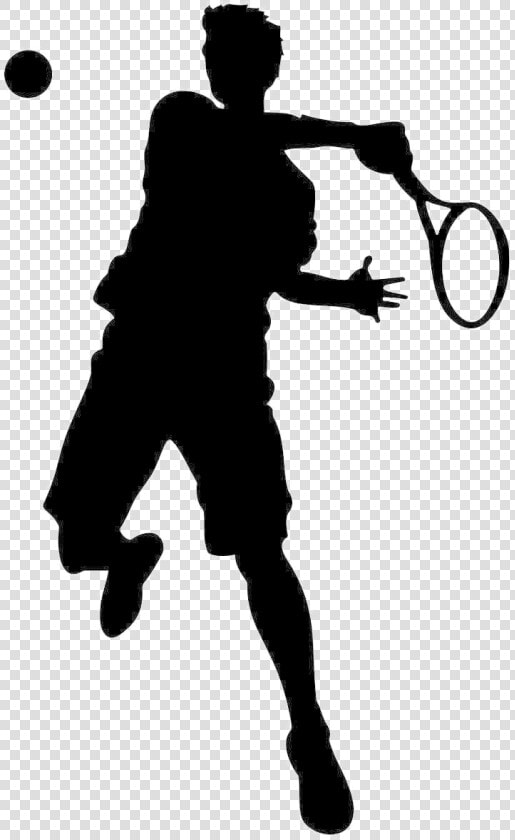 Tennis Player Png Image Background   Transparent Tennis Silhouette Png  Png DownloadTransparent PNG