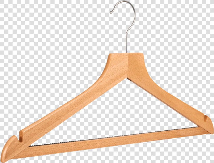 Wooden Clothes Hanger   Clothes Hanger  HD Png DownloadTransparent PNG