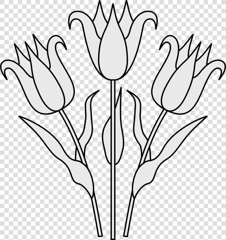 Heraldry Tulip  HD Png DownloadTransparent PNG