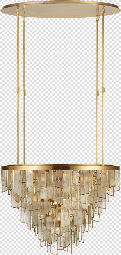 Ardent Large Waterfall Chandelier In Antique burnished   Kw5803ab Frg  HD Png DownloadTransparent PNG