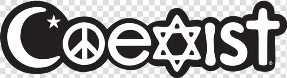 Religions Coexist Car Emblem   Coexist Logo  HD Png DownloadTransparent PNG