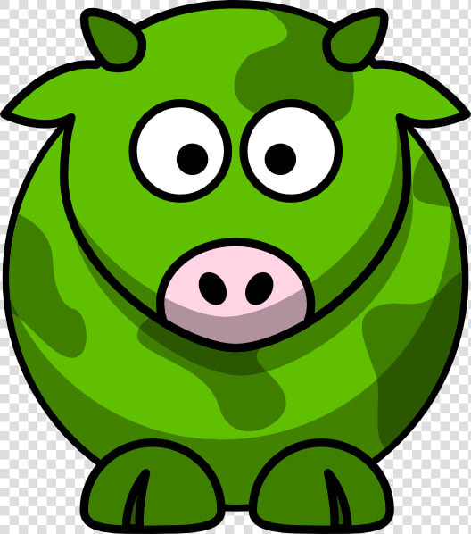 Green Cow 2 Svg Clip Arts   Green Cow Clipart  HD Png DownloadTransparent PNG