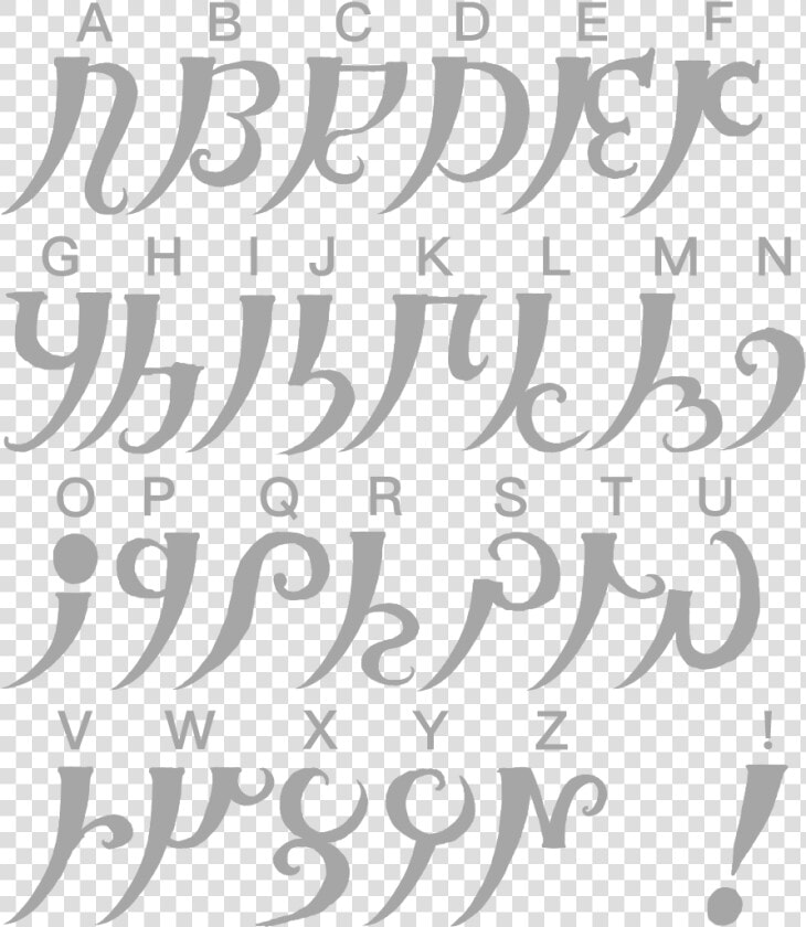 Gravity Rush Letters   Gravity Rush Language Alphabet  HD Png DownloadTransparent PNG