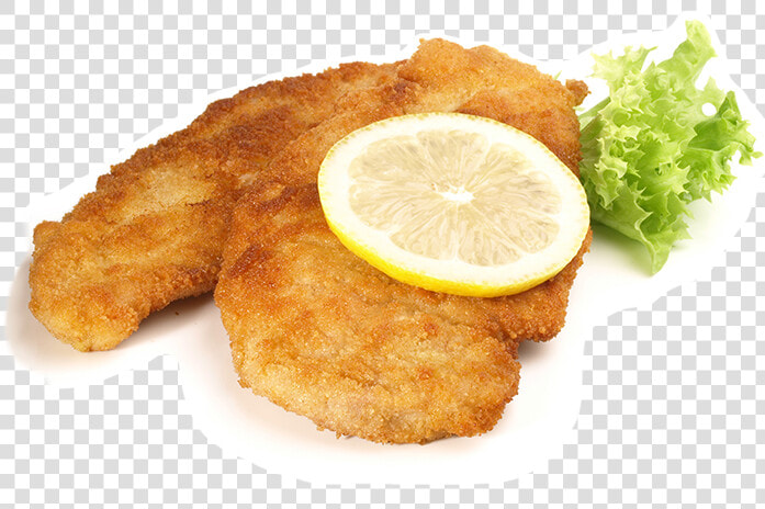 Pork Loin Schnitzel   Schnitzel On White Background  HD Png DownloadTransparent PNG