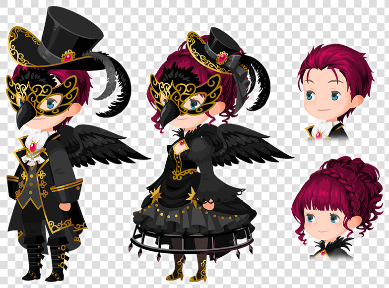 Halloween Crow Av Board   Khux Halloween Outfits  HD Png DownloadTransparent PNG