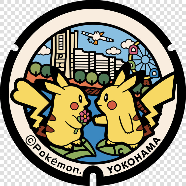 ポケモン マンホール 横浜  HD Png DownloadTransparent PNG