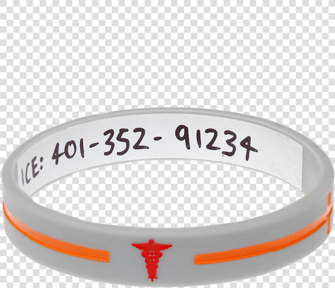 Silver Cross Write on Medical Id Bracelet   Bangle  HD Png DownloadTransparent PNG