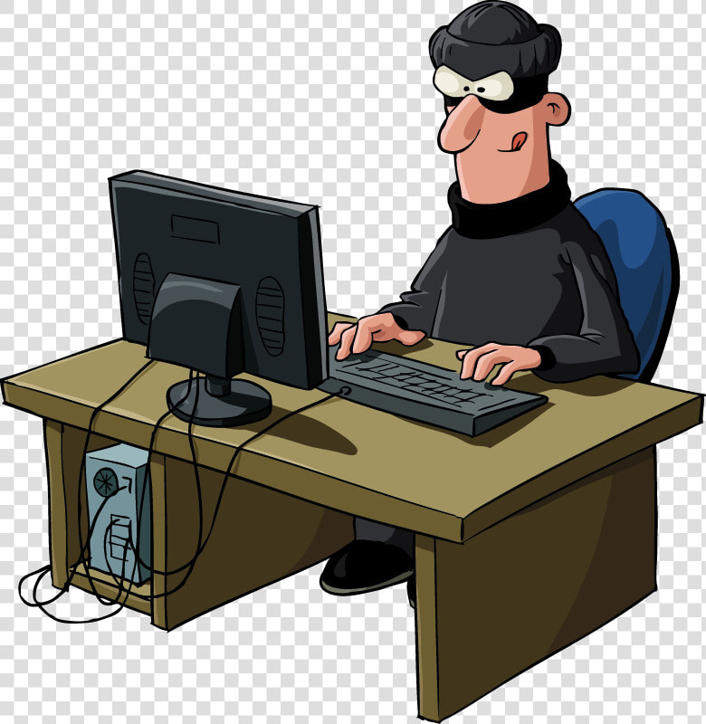 Transparent Hacker Clipart   Computer Hacker Cartoon  HD Png DownloadTransparent PNG