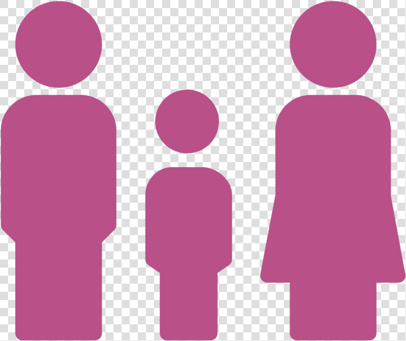 Graphic Of A Male Adult 1 Female Adult And A Child  HD Png DownloadTransparent PNG