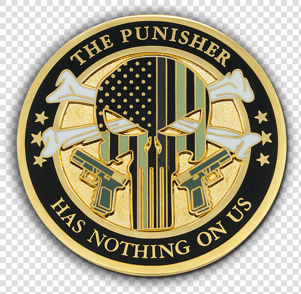 Cdc The Punisher Challenge Coin   Fulton County Transit Authority  HD Png DownloadTransparent PNG