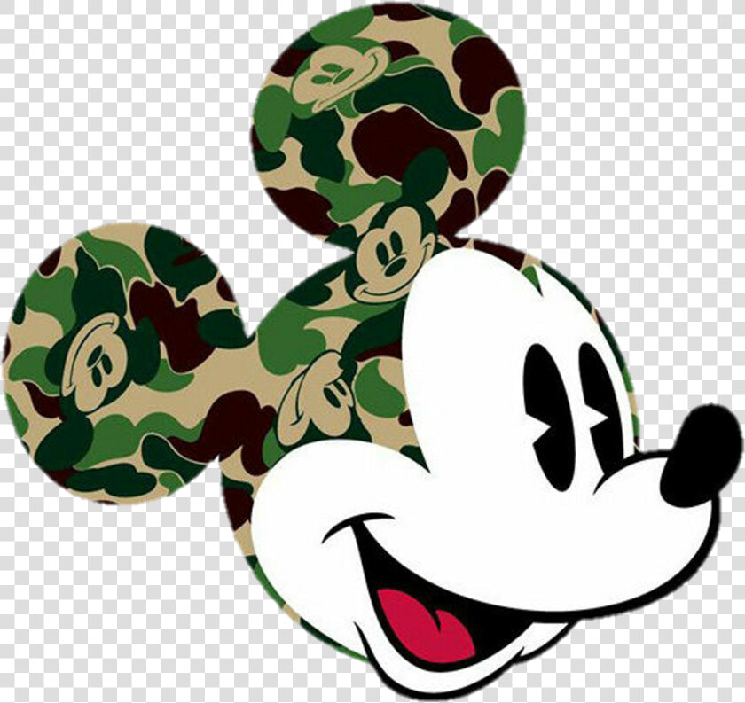 Bape Mickey Mouse Clipart   Png Download   Bathing Ape  Transparent PngTransparent PNG