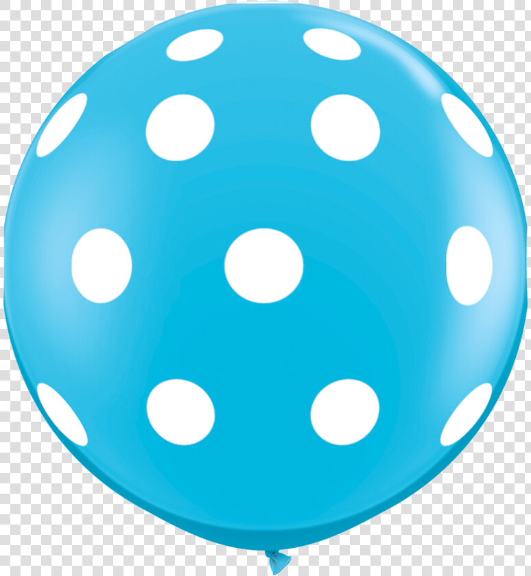 3ft Round Robin S Egg Big Polka Dots A Round V   Polka Dot Giant 36 Inch Colored Dots Around Latex Balloons  HD Png DownloadTransparent PNG