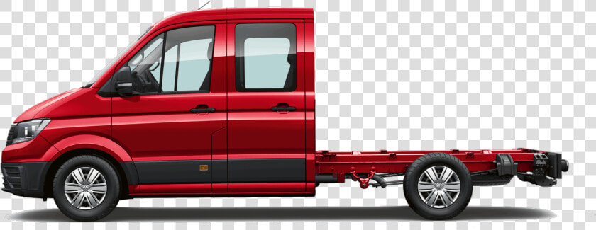 Vw Crafter Chassis Cab Clipart   Png Download   Vw Crafter Double Cab  Transparent PngTransparent PNG