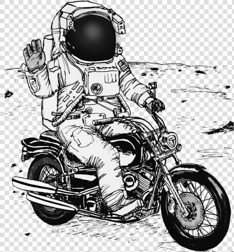 Spaceman   Spaceman On Motorcycle Png  Transparent PngTransparent PNG