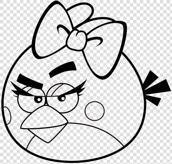 Angry Coloring Page Clipart Easy Coloring Pages For   Angry Birds Coloring Pages For Kids  HD Png DownloadTransparent PNG