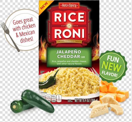 Menu Item Rice A Roni Jalapeño Cheddar   Rice A Roni Stir Fried Rice  HD Png DownloadTransparent PNG