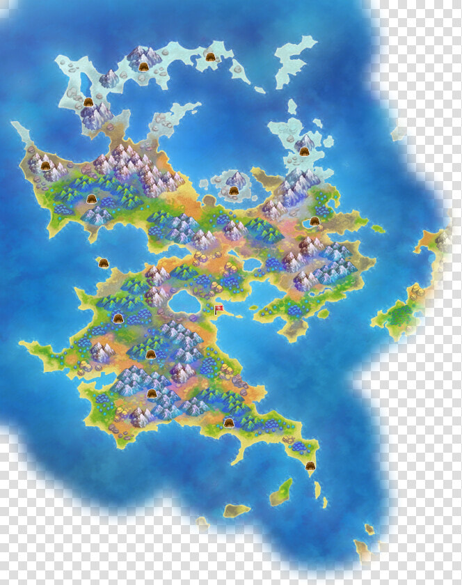 Mist Continent   Pokémon Super Mystery Dungeon Karte  HD Png DownloadTransparent PNG